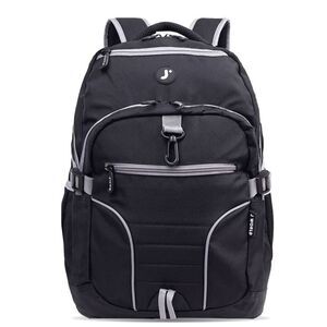 JWorld - J World Atom Multi-Compartment Laptop 18.5" Backpa Black